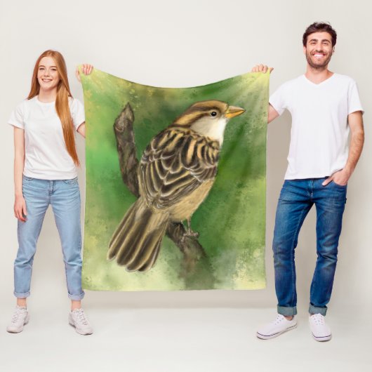 Schöner Fleece Blanket Little Sparrow (Beispiel)