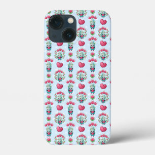Schöner floral Mason Jar Hearts Muster Case-Mate iPhone Hülle