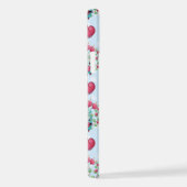 Schöner floral Mason Jar Hearts Muster iPhone Hülle (Rechte Seite)