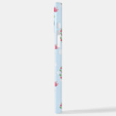 Schöner floral Mason Jar Hearts Muster iPhone Hülle (Linke Seite)