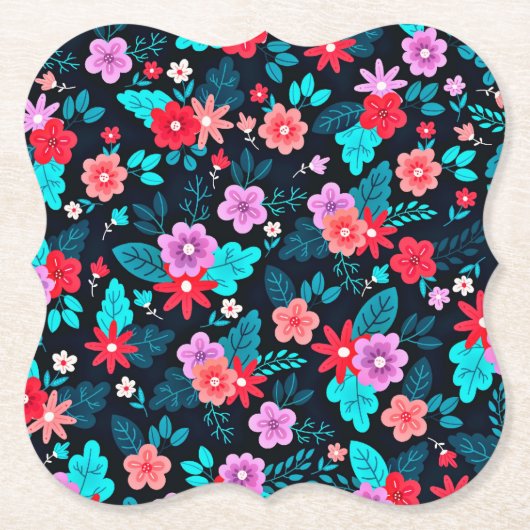 Schöner floraler Ditsy-Hintergrund-56676 Untersetzer (Vorderseite)