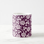 Schöner floraler Hintergrund Kaffeetasse (Mittel)