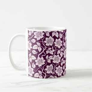 Schöner floraler Hintergrund Kaffeetasse