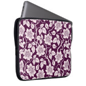 Schöner floraler Hintergrund Laptopschutzhülle (Vorne Rechts)