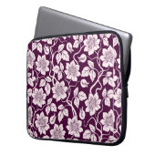 Schöner floraler Hintergrund Laptopschutzhülle (Vorderseite Links)