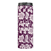 Schöner floraler Hintergrund Thermosbecher (Rückseite)