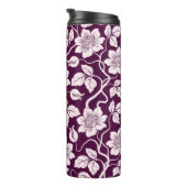 Schöner floraler Hintergrund Thermosbecher (Nach rechts gedreht)