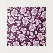 Schöner floraler Hintergrund Wandteppich (Vorderseite (Horizontal))