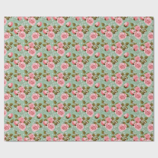 Schöner florentinischer Stil  Geschenkpapier (Flach)