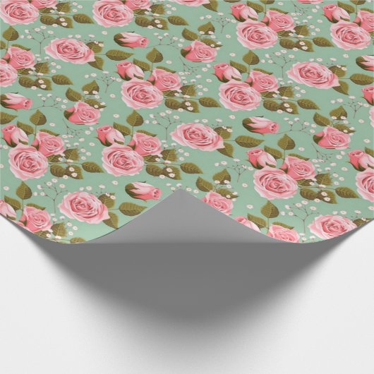 Schöner florentinischer Stil  Geschenkpapier (Ecke)