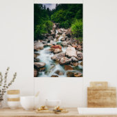 Schöner Fluss im Frühjahr Poster (Küche)