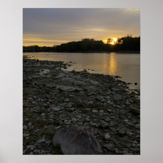 Schöner Fluss Sunrise Poster (Vorne)