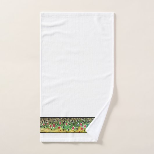 Schöner Forellenangler Badhandtuch Set (Handtuch)