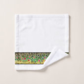 Schöner Forellenangler Badhandtuch Set (Waschlappen)