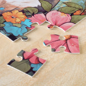 Schöner französischer Bulldog Hund Puzzle (Seite)