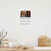 Schöner französischer Kalender Poster (Küche)