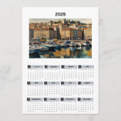 Schöner französischer Kalender Programm (Vorderseite)