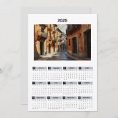 Schöner französischer Kalender Programm (Vorne/Hinten)