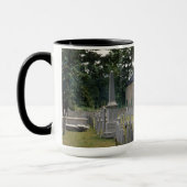 Schöner Friedhof Sehr alt Tasse (Links)