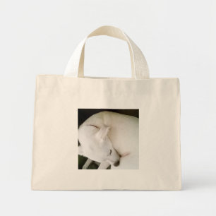 Schöner Friedlicher Polar White Labrador Mix Mini Stoffbeutel