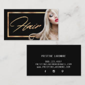 ★ schöner Friseur Visitenkarte (Vorne/Hinten)