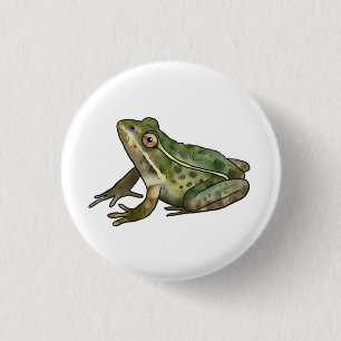 schöner Frosch Button