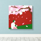 Schöner Frühlingsbrunch Leinwanddruck (Insitu (Holzboden))