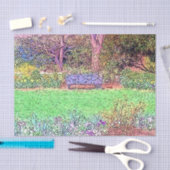 Schöner Frühlingsgarten Seidenpapier (Handwerk)