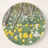 Schöner Frühlingsgarten Untersetzer (Vorne)