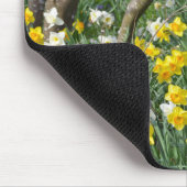Schöner Frühlingsnarzissengarten Mousepad (Ecke)