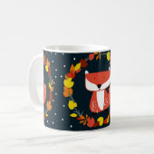 Schöner Fuchs im Winter Kaffeetasse (Vorderseite Links)