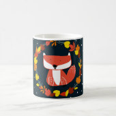 Schöner Fuchs im Winter Kaffeetasse (Mittel)