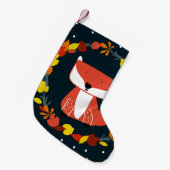 Schöner Fuchs im Winter Kleiner Weihnachtsstrumpf (Vorderansicht (hängend))