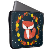 Schöner Fuchs im Winter Laptopschutzhülle (Vorne Rechts)