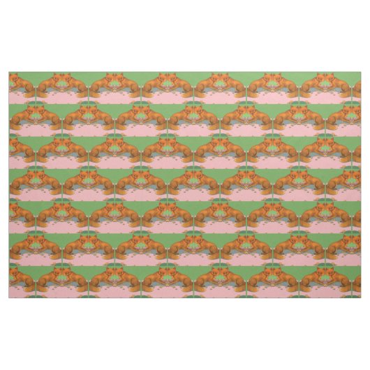 schöner Fuchsdruck Stoff (Fat Quarter (45,7 x 55,9 cm))