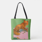 schöner Fuchsdruck Tasche (Rückseite)