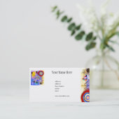 Schöner Garten der Blumen-Karte Visitenkarte (Stehend Vorderseite)