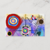 Schöner Garten der Blumen-Karte Visitenkarte (Rückseite)