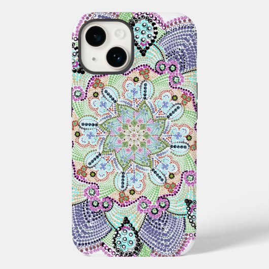 Schöner Garten Doily Mandala Art Case-Mate iPhone Hülle (Rückseite)