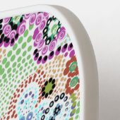 Schöner Garten Doily Mandala Art Pickleball Schläger (Linke Seite)