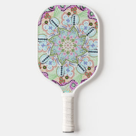 Schöner Garten Doily Mandala Art Pickleball Schläger