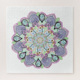 Schöner Garten Doily Mandala Art Puzzle