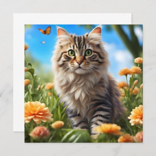 Schöner Garten für Katzen (Vorne/Hinten)