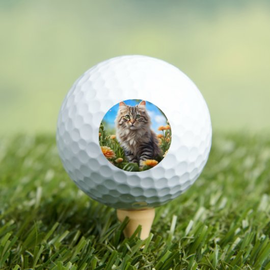 Schöner Garten für Katzen Golfball (Insitu T-Shirt)