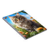 Schöner Garten für Katzen Notizblock (Rechte Seite)