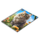 Schöner Garten für Katzen Notizblock (Linke Seite)
