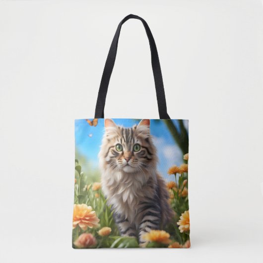 Schöner Garten für Katzen Tasche (Vorderseite)