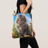 Schöner Garten für Katzen Tasche (Von Nahem)