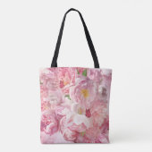 Schöner Garten mit rosa Blume Tasche (Rückseite)