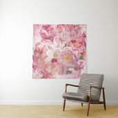 Schöner Garten mit rosa Blume Wandteppich (Beispiel (Horizontal))